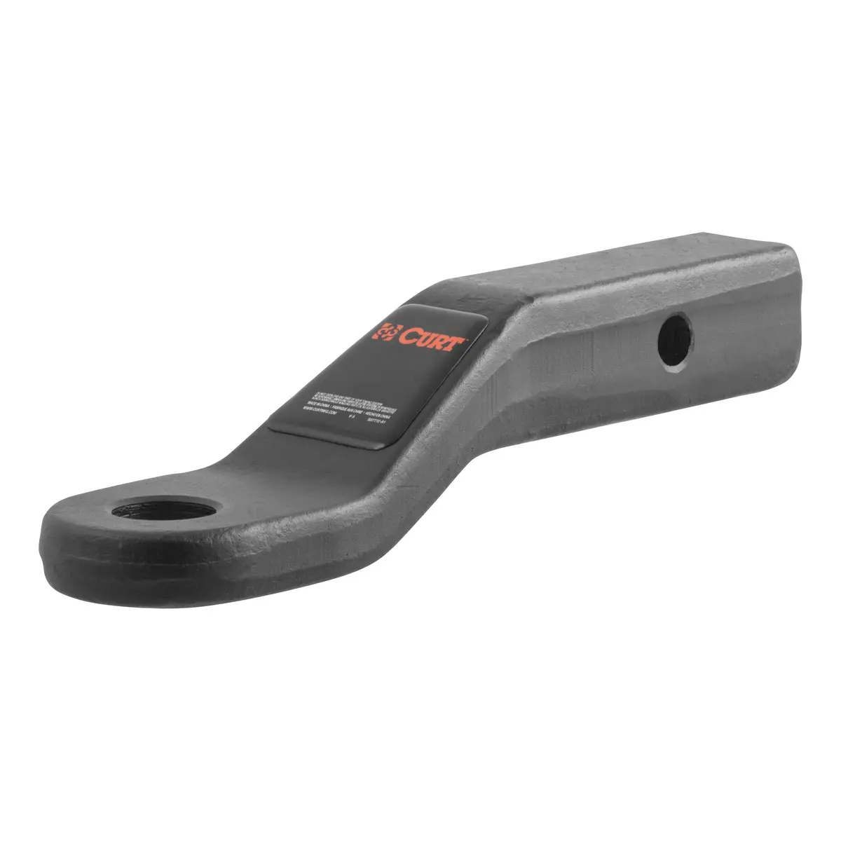 Curt 45340 Forged Trailer Hitch Ball Mount, Fits 2-Inch Receiver, 17,000 Lbs. Gtw, 1-1/4-Inch Ball Hole, 2-Inch Drop, 1-Inch Rise 1