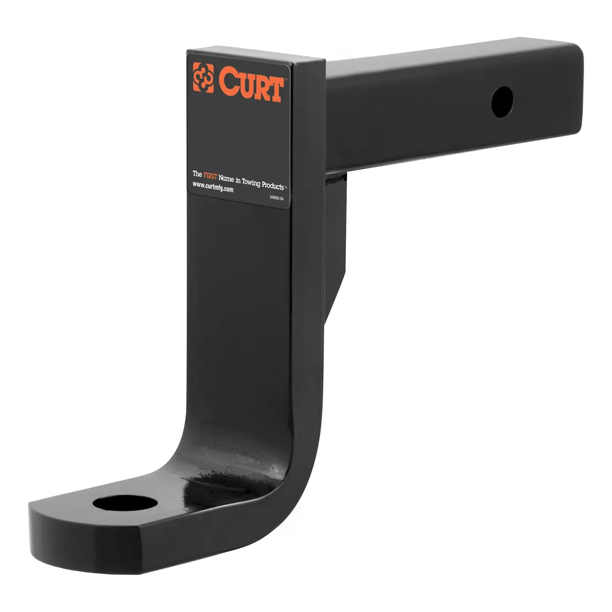Curt 45448 Class 4 Trailer Hitch Ball Mount, Fits 2-Inch Receiver, 12,000 Lbs. Gtw, 1-1/4-Inch Ball Hole, 8-Inch Drop, 7-Inch Rise 1