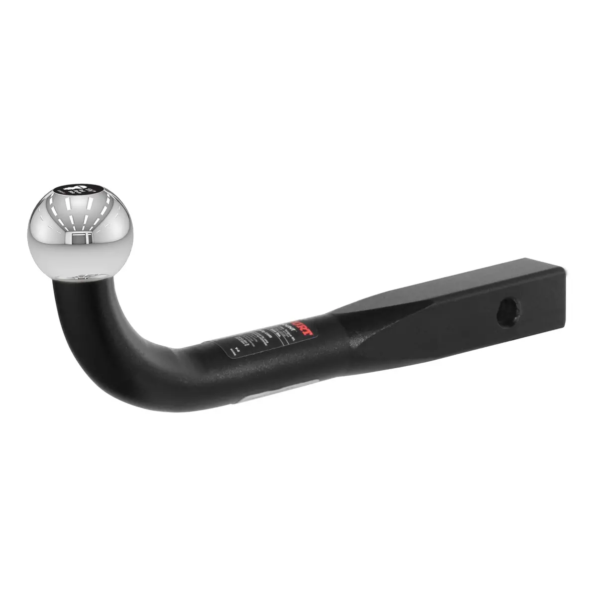 Curt 45551 Euro Mount Trailer Hitch Ball Mount With 1-7/8-Inch Trailer Ball, Fits 1-1/4-Inch Receiver, 3,500 Lbs. Gtw, 2-3/4-Inch Ball Height 1