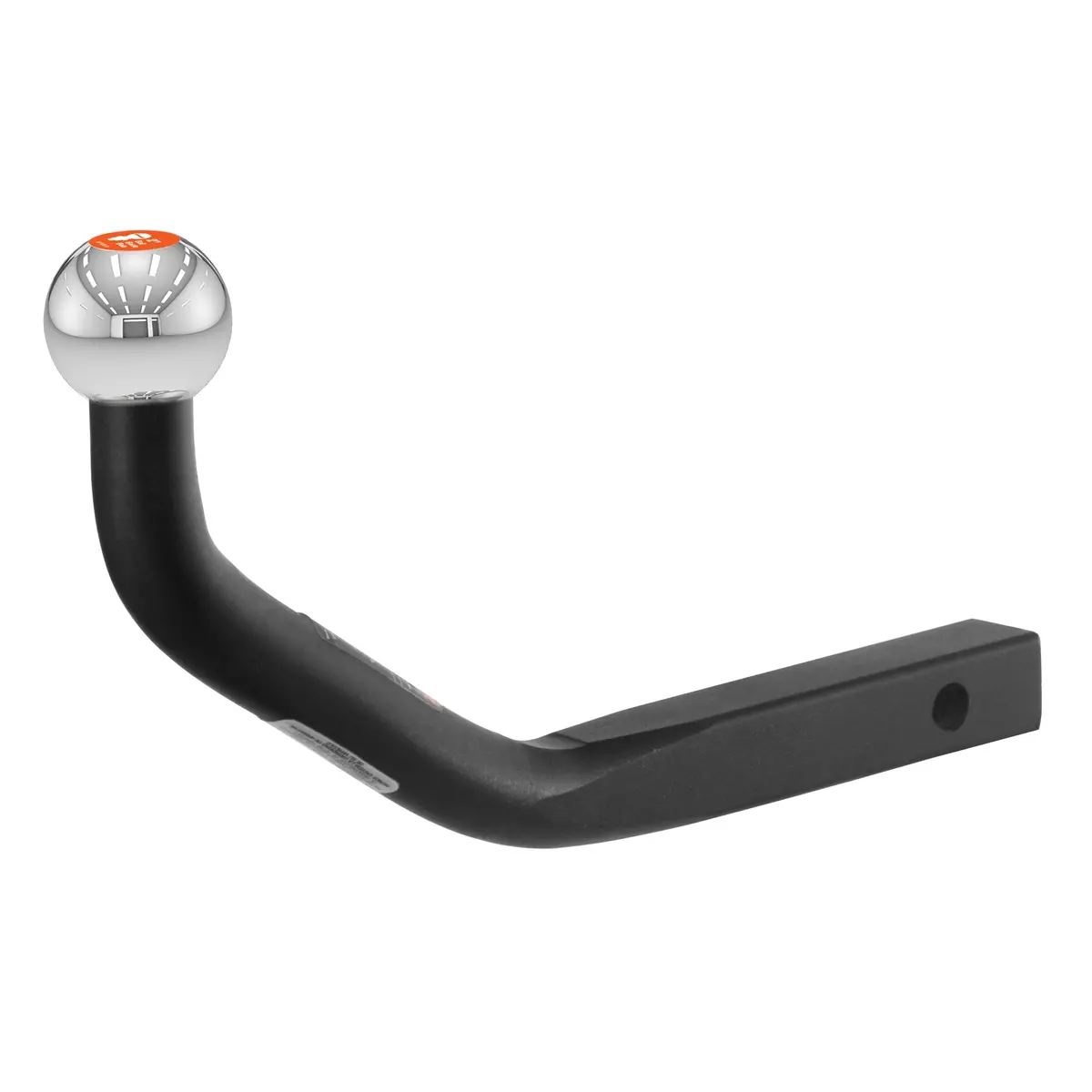 Curt 45592 Euro Mount Trailer Hitch Ball Mount With 2-Inch Trailer Ball, Fits 1-1/4-Inch Receiver, 3,500 Lbs. Gtw, 5-1/8-Inch Ball Height 1
