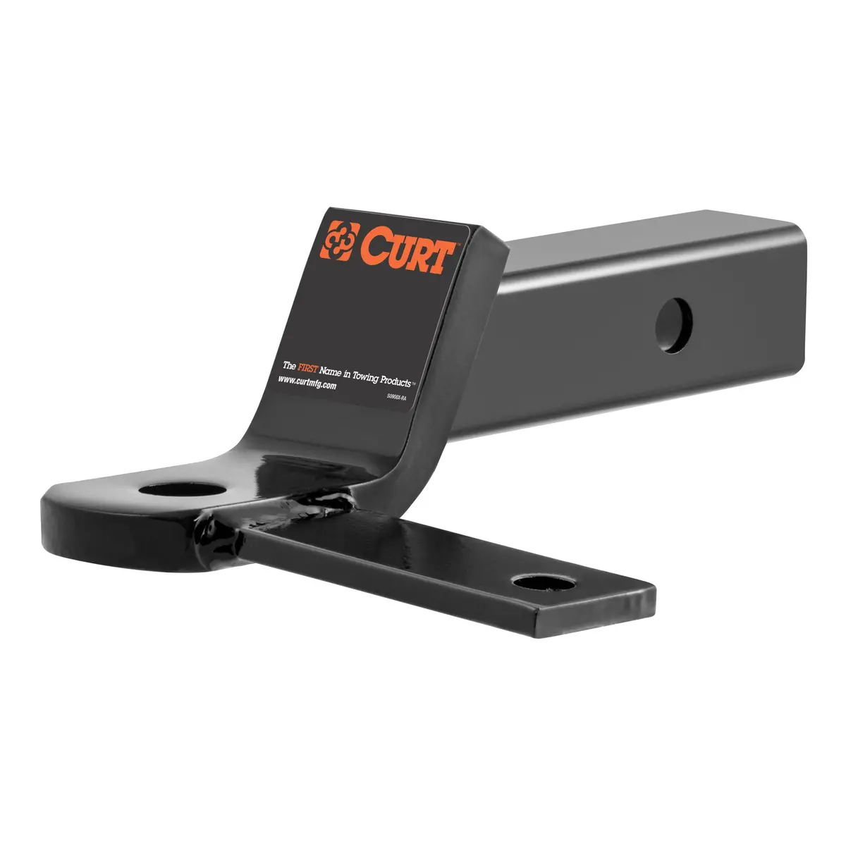 Curt 45820 Anti Sway Trailer Hitch Ball Mount, Fits 2-Inch Receiver, 7,500 Lbs. Gtw, 1-Inch Ball Hole, 5/8-Inch Sway Ball Hole, 2-Inch Drop, 3/4-Inch Rise 1