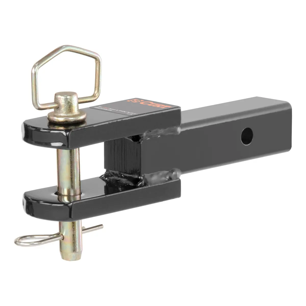 Curt 45821 Clevis Pin Hitch Ball Mount, Fits 2-Inch Receiver, 6,000 Lbs., 1-Inch Hole 1