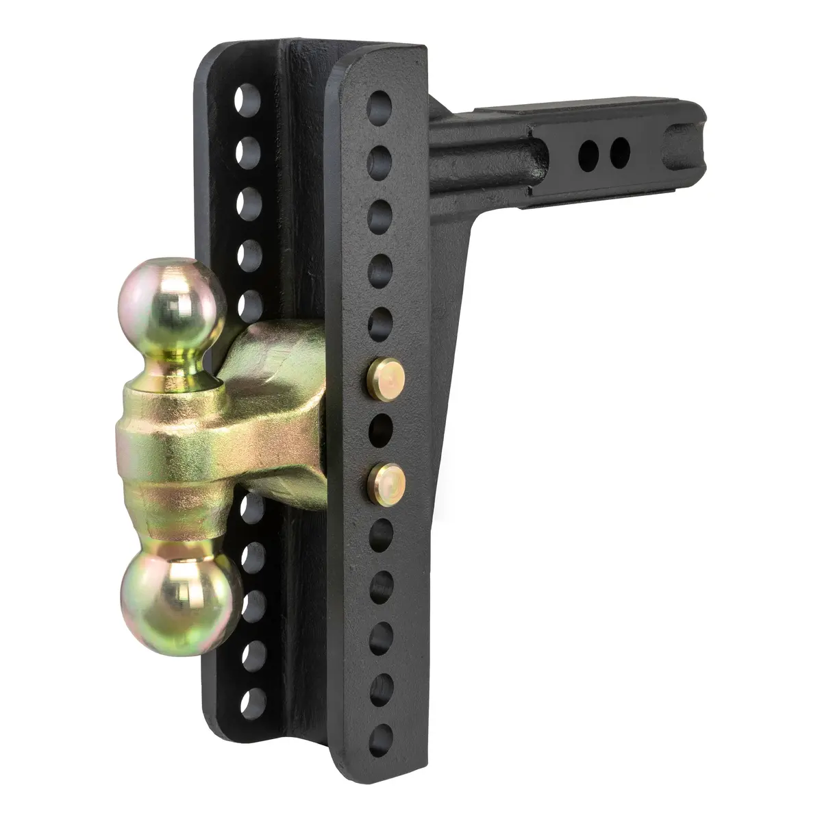 Curt 45926 Adjustable Trailer Hitch Ball Mount For 2-Inch Receiver, 10-1/8-Inch Drop, 2 And 2-5/16-Inch Hitch Balls, 14,000 Lbs. Capacity 1