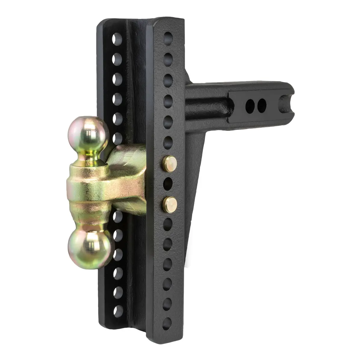 Curt 45927 Adjustable Trailer Hitch Ball Mount For 2-1/2-Inch Receiver, 10-3/8-Inch Drop, 2 And 2-5/16-Inch Hitch Balls, 20,000 Lbs. Capacity 1