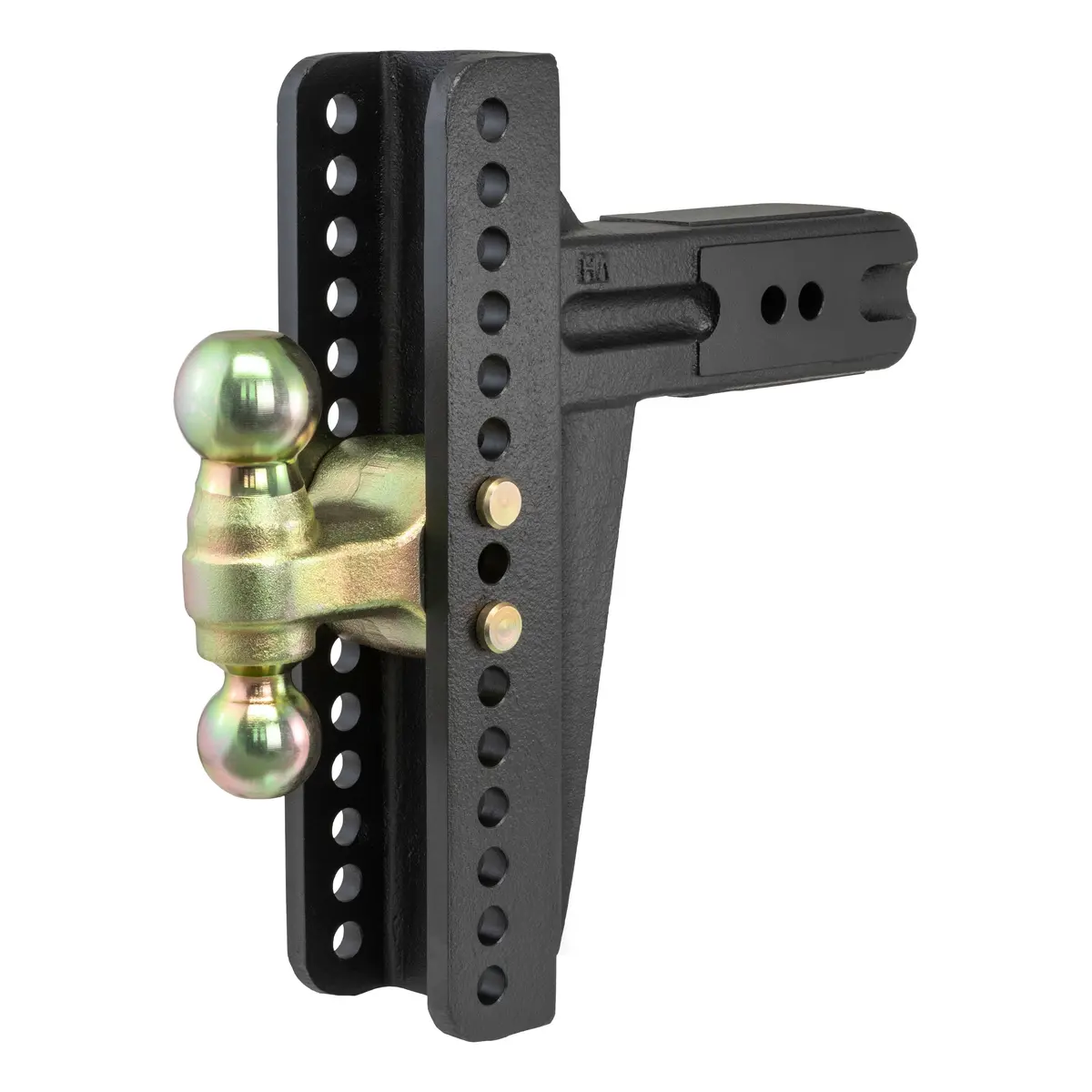 Curt 45928 Adjustable Trailer Hitch Ball Mount For 3-Inch Receiver, 10-5/8-Inch Drop, 2 And 2-5/16-Inch Hitch Balls, 21,000 Lbs. Capacity 1