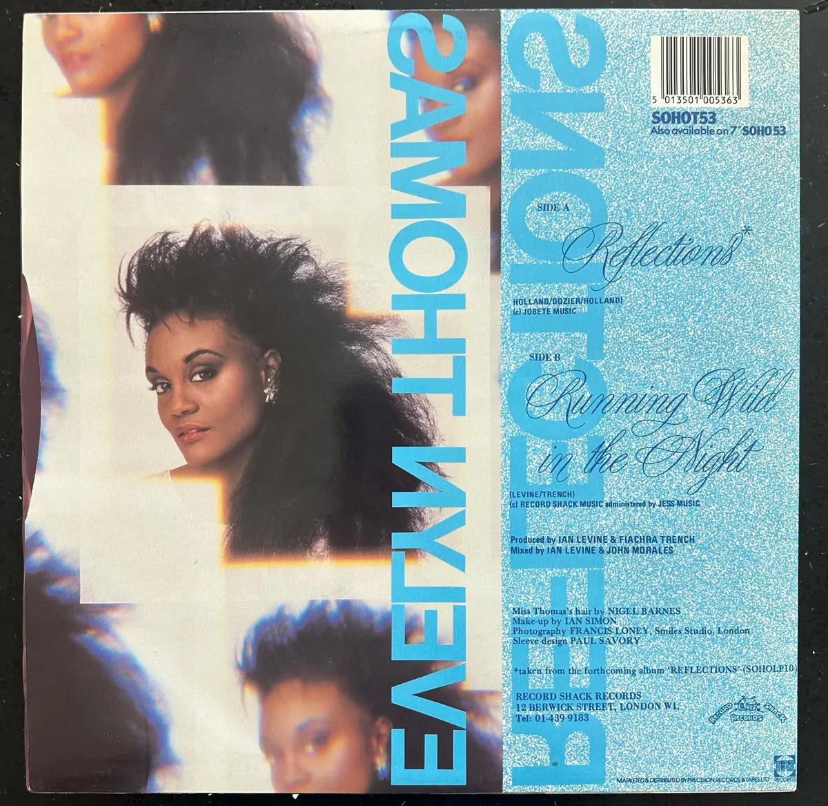 Evelyn Thomas 12” Single 1