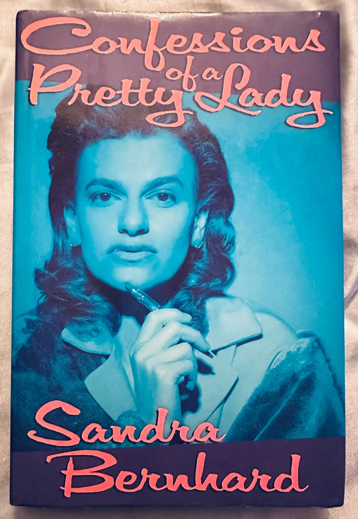 Sandra Bernhard Confessions Of A Pretty Lady Autographed Original Hardcover Book - Usa Order Is Only 1