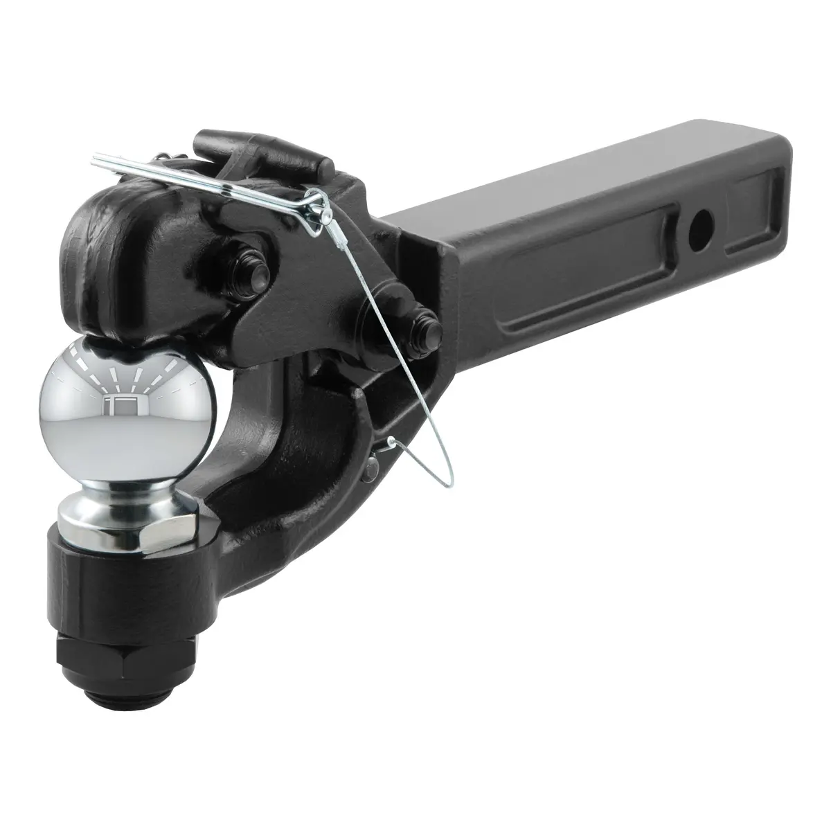 Curt 48006 Pintle Hitch With 2-5/16-Inch Trailer Ball, Fits 2-Inch Hitch Receiver, 16,000 Lbs., 15-1/4-Inch Length 1