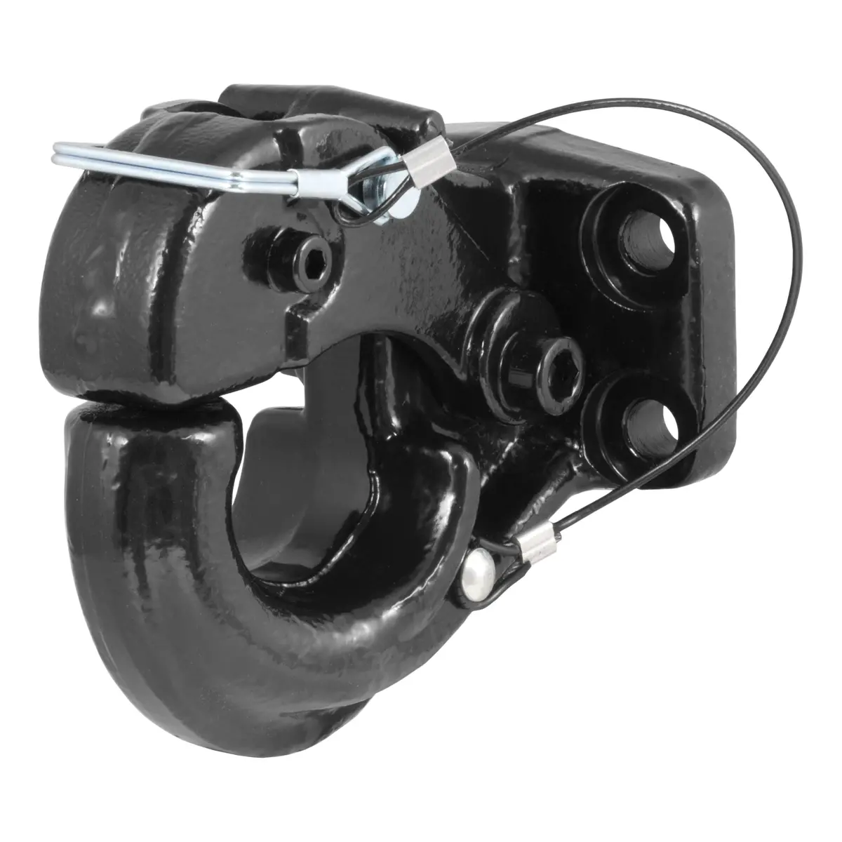 Curt 48210 Pintle Hook Hitch, 20,000 Lbs., Fits 2-1/2 To 3-Inch Lunette Ring, Pintle Mount Required 1