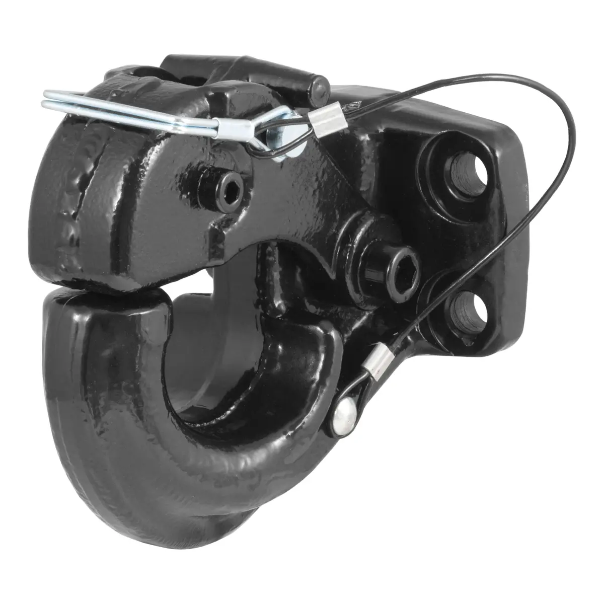 Curt 48231 Pintle Hook Hitch, 60,000 Lbs., Fits 2-1/2 To 3-Inch Lunette Ring, Mount Required 1