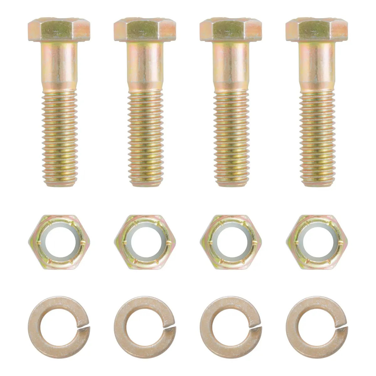 Curt 48330 Pintle Hitch Mount Hardware Kit, 4 Bolts, Yellow Zinc 1