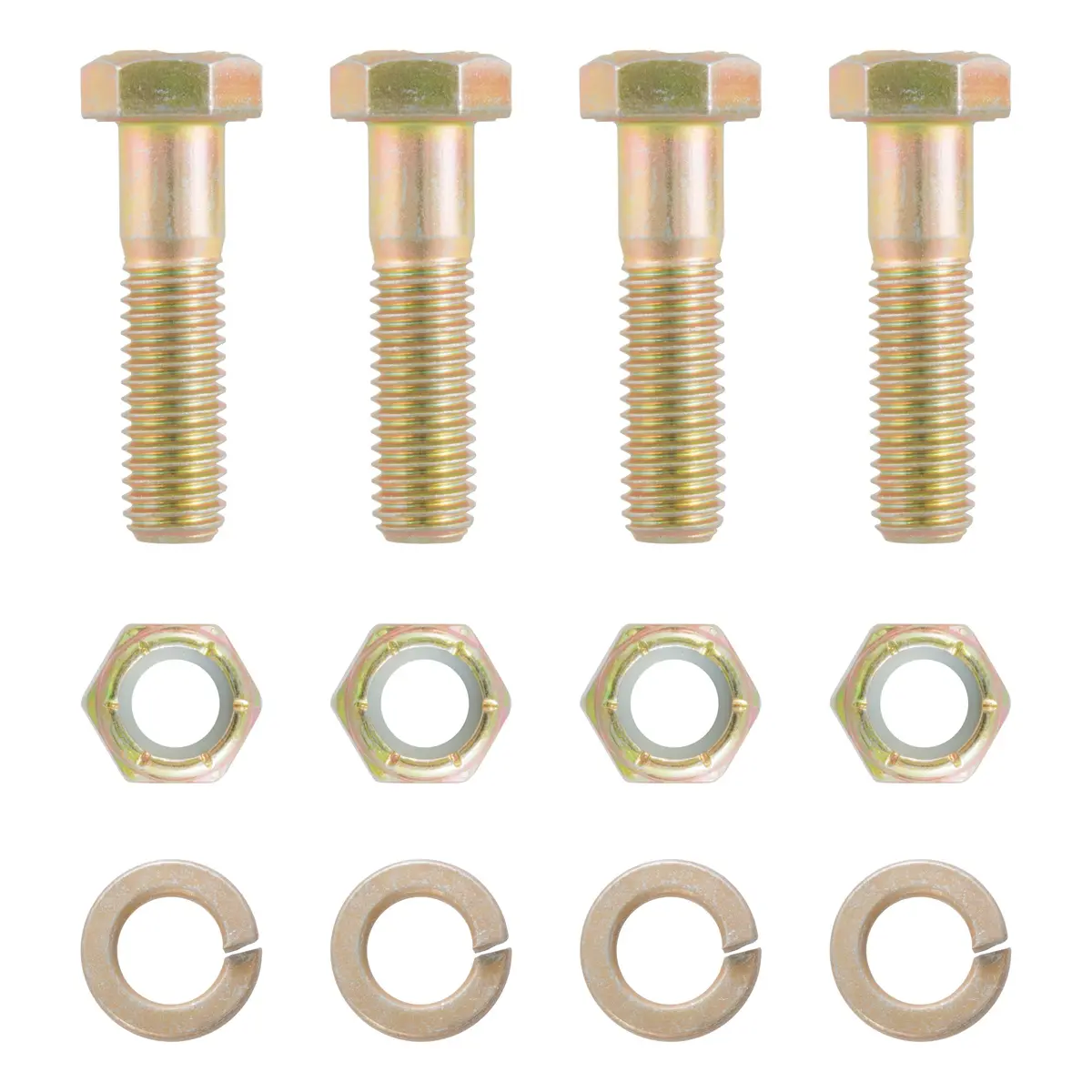 Curt 48333 Pintle Hitch Mount Hardware Kit, 4 Bolts, Yellow Zinc 1