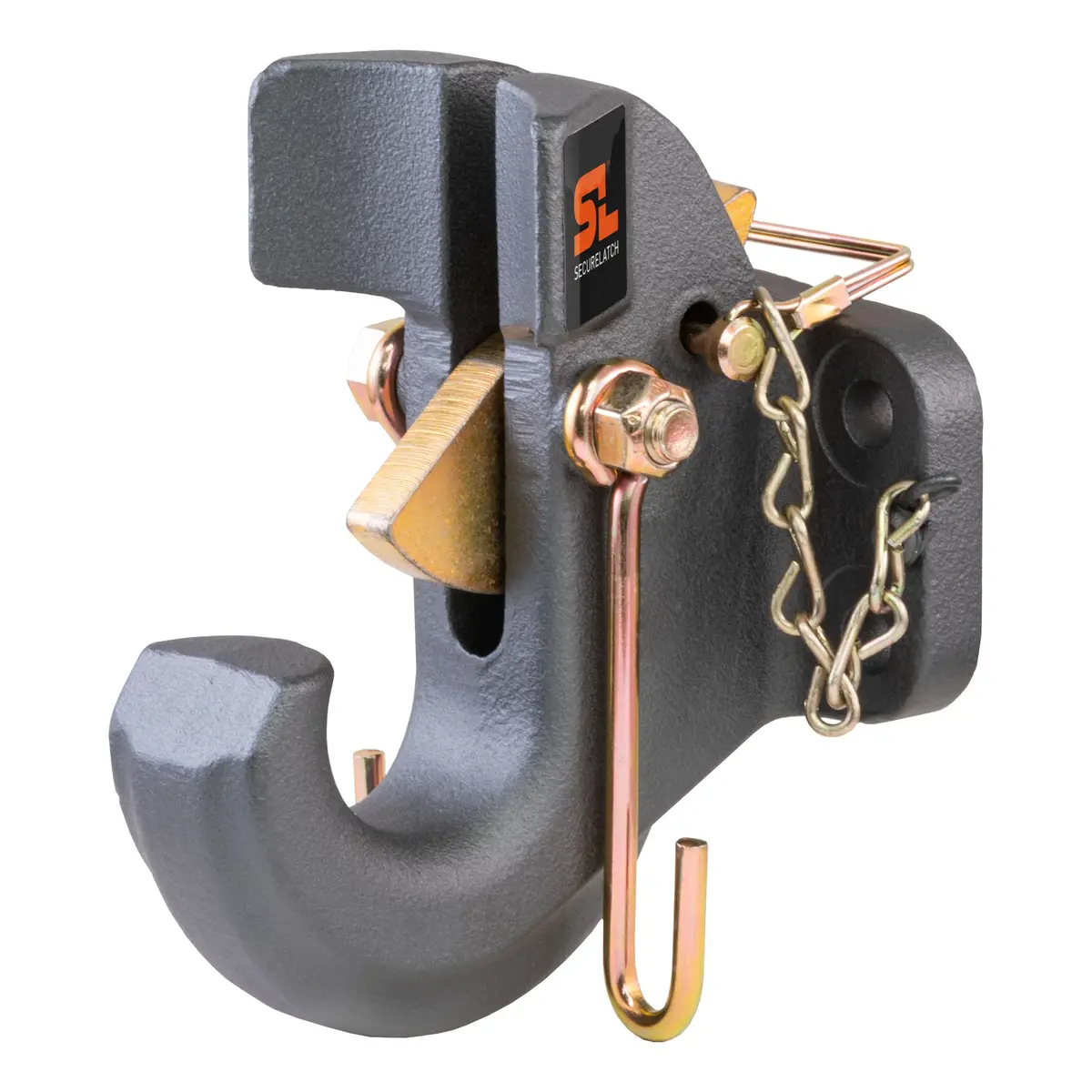 Curt 48505 Securelatch Pintle Hook, 24,000 Pounds, Mount Required 1