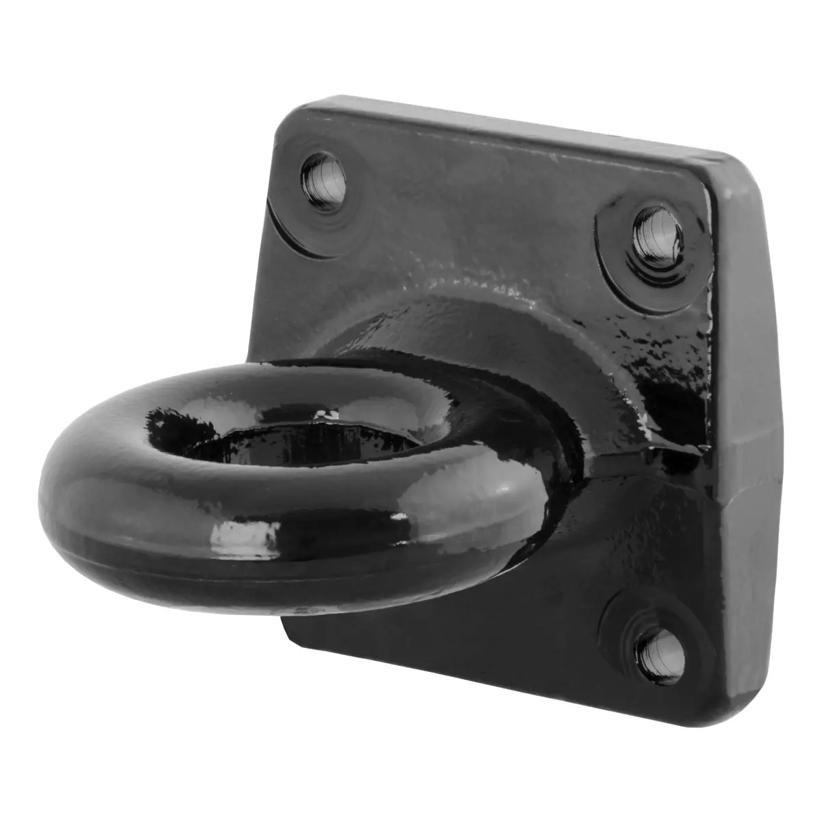 Curt 48550 Black Steel Pintle Hitch Lunette Ring, 2-1/2-Inch Inside Diameter, 35,000 Lbs., 4-1/2-Inch Bolt Pattern 1