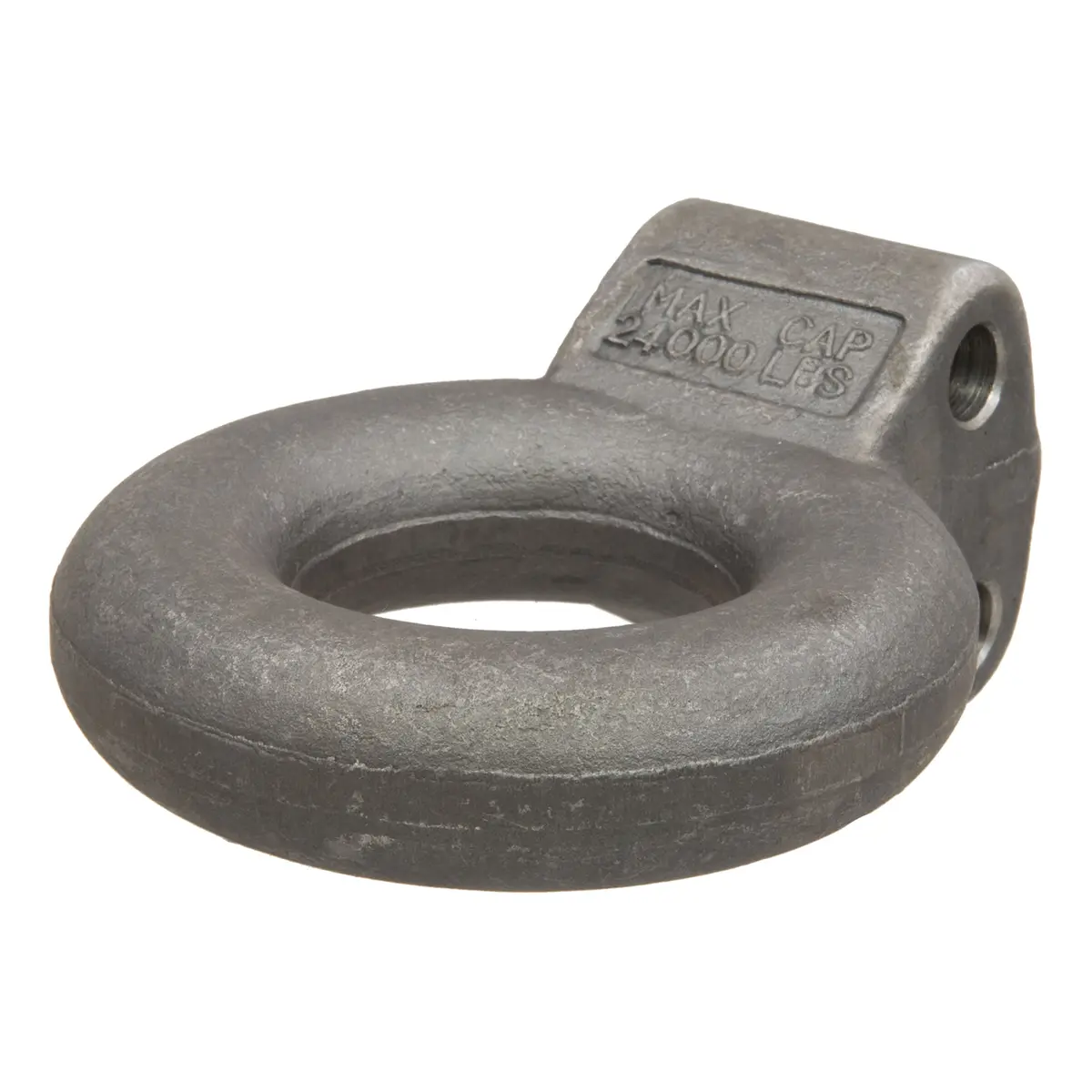 Curt 48660 Raw Steel Pintle Hitch Lunette Ring, 3-Inch Inside Diameter, 24,000 Lbs., Channel Mount Required 1