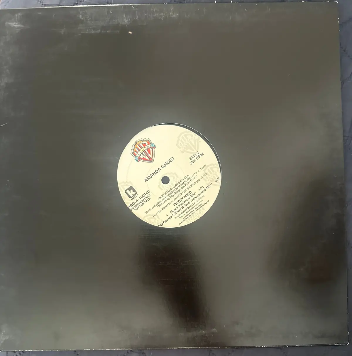 Amanda Ghost Filthy Mind 12" Single Lp Vinyl - Used 1