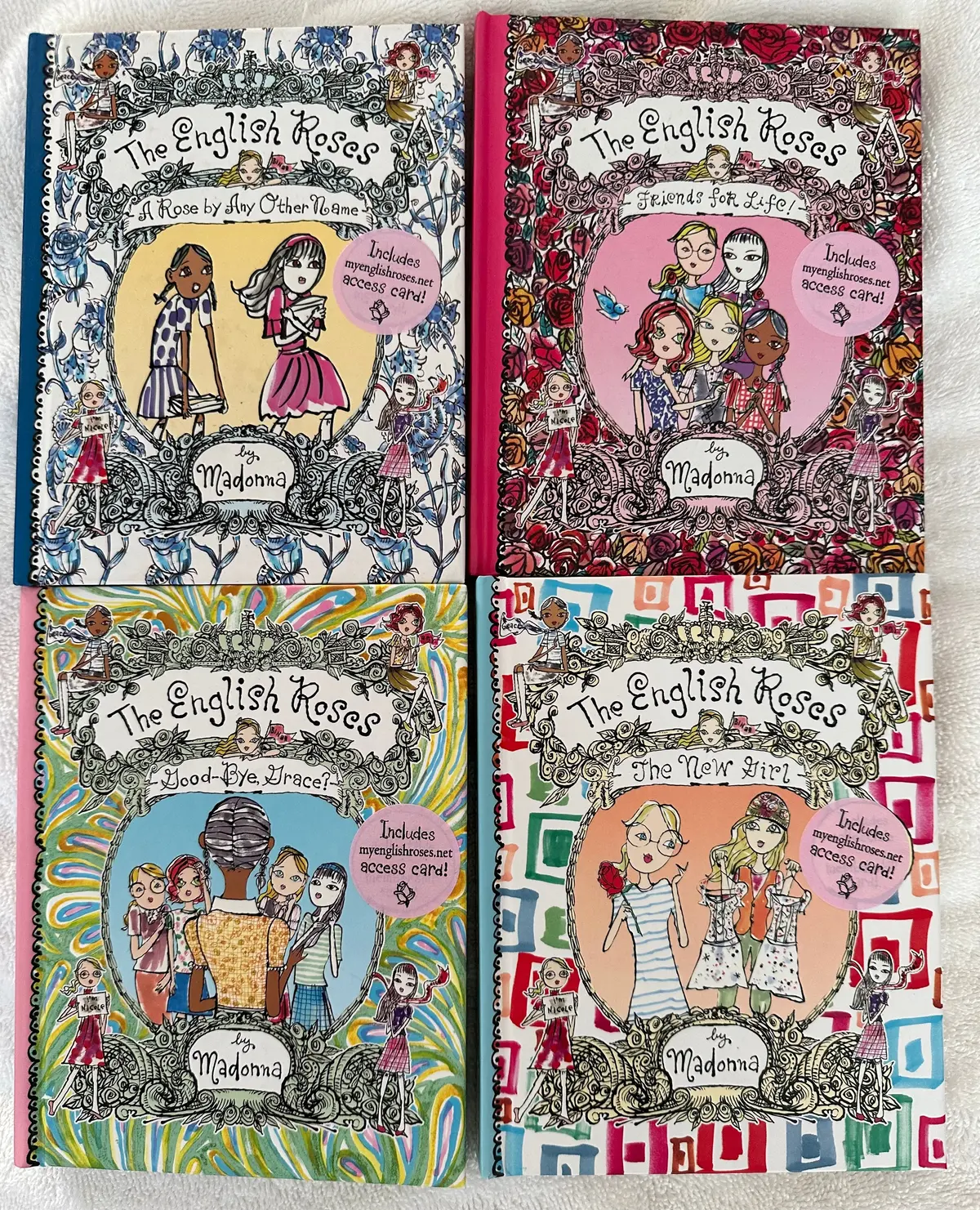 Madonna - 4 Books (Smaller Books) The English Roses (Continued) - New 1