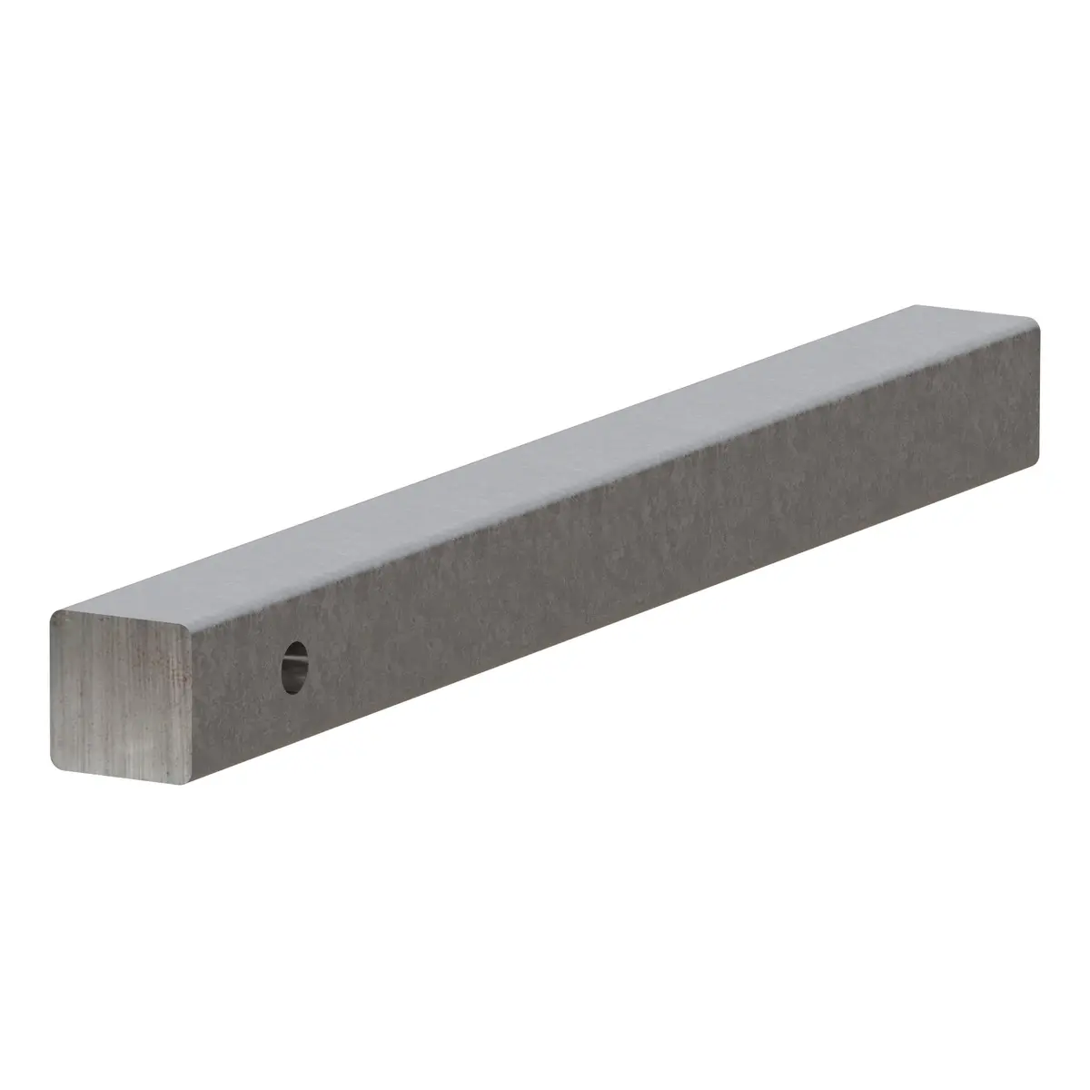 Curt 49535 2-Inch X 22-Inch Weld-On Raw Steel Trailer Hitch Bar Shank 1