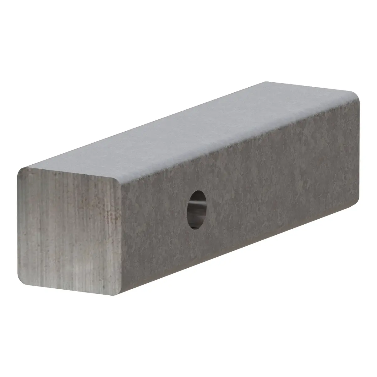 Curt 49537 2-Inch X 8-Inch Weld-On Raw Steel Trailer Hitch Bar Shank 1