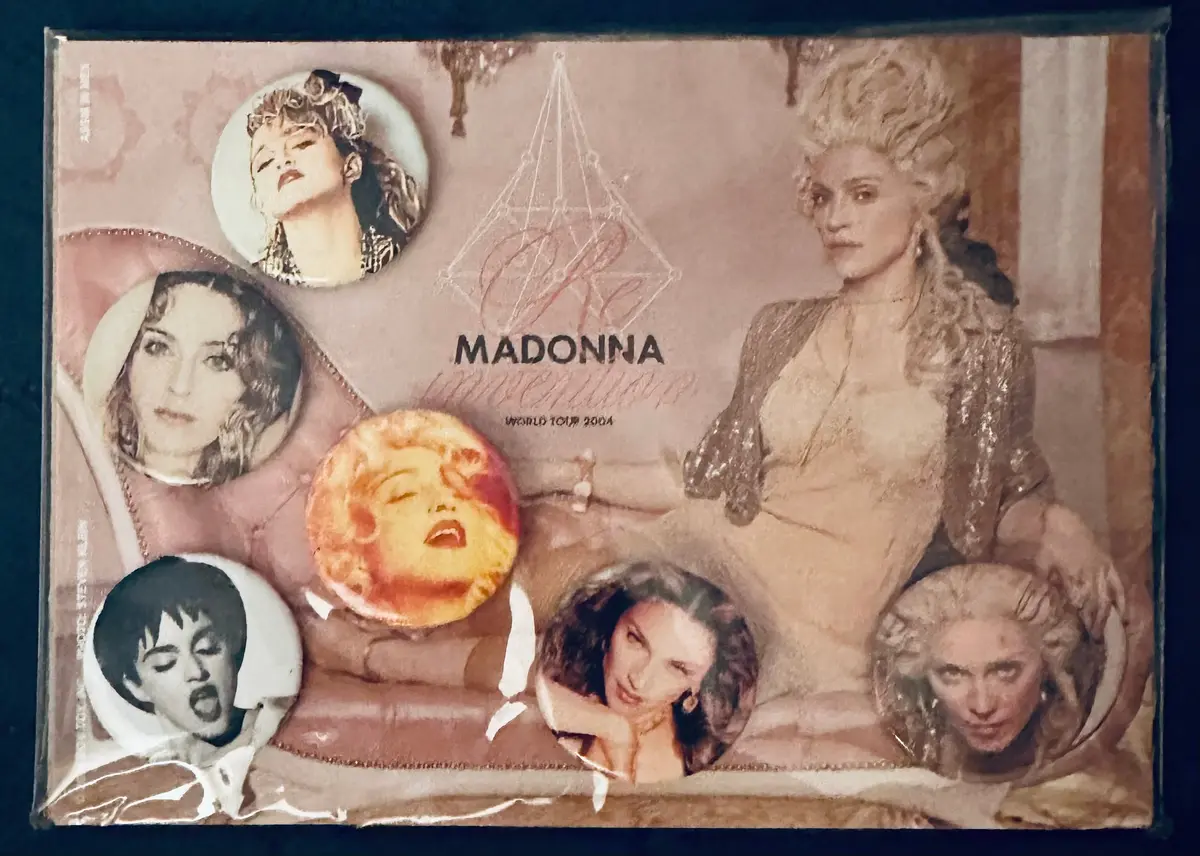 Madonna Reinvention Tour Merch Pin Set Official 1