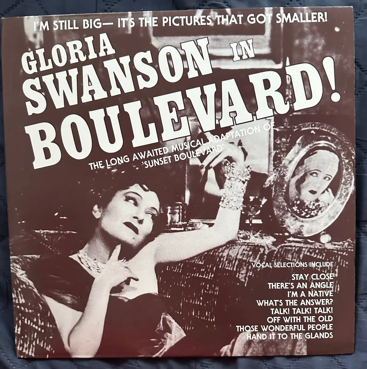 Gloria Swanson In Sunset Boulevard Lp Vinyl Used 1