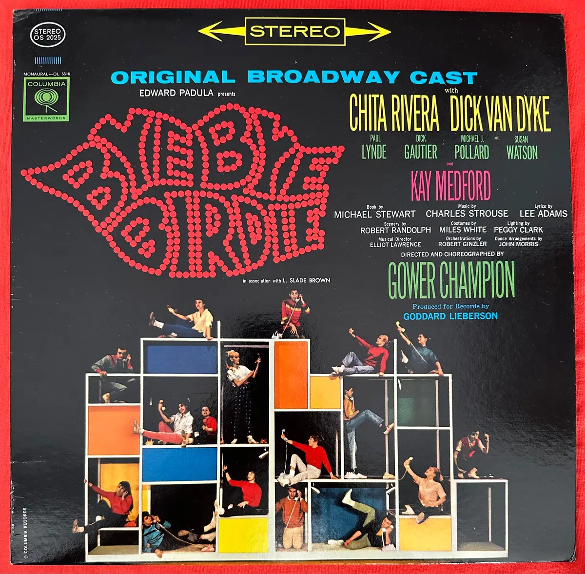 Cheetah Rivera Broadway Cast Recording Lp Vinyl Used 1