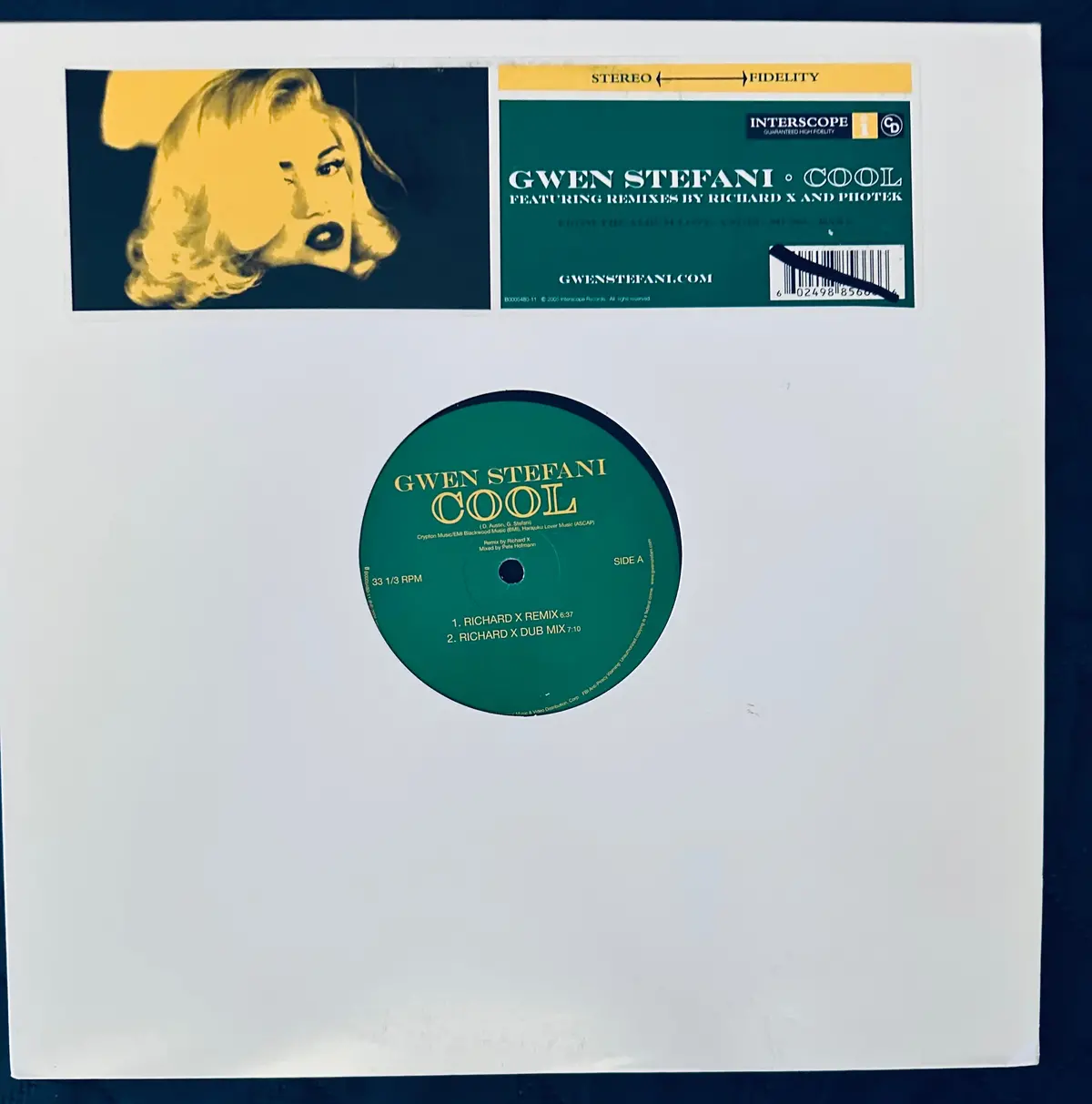 Gwen Stefani - Cool Promo 12” Vinyl Lp 1