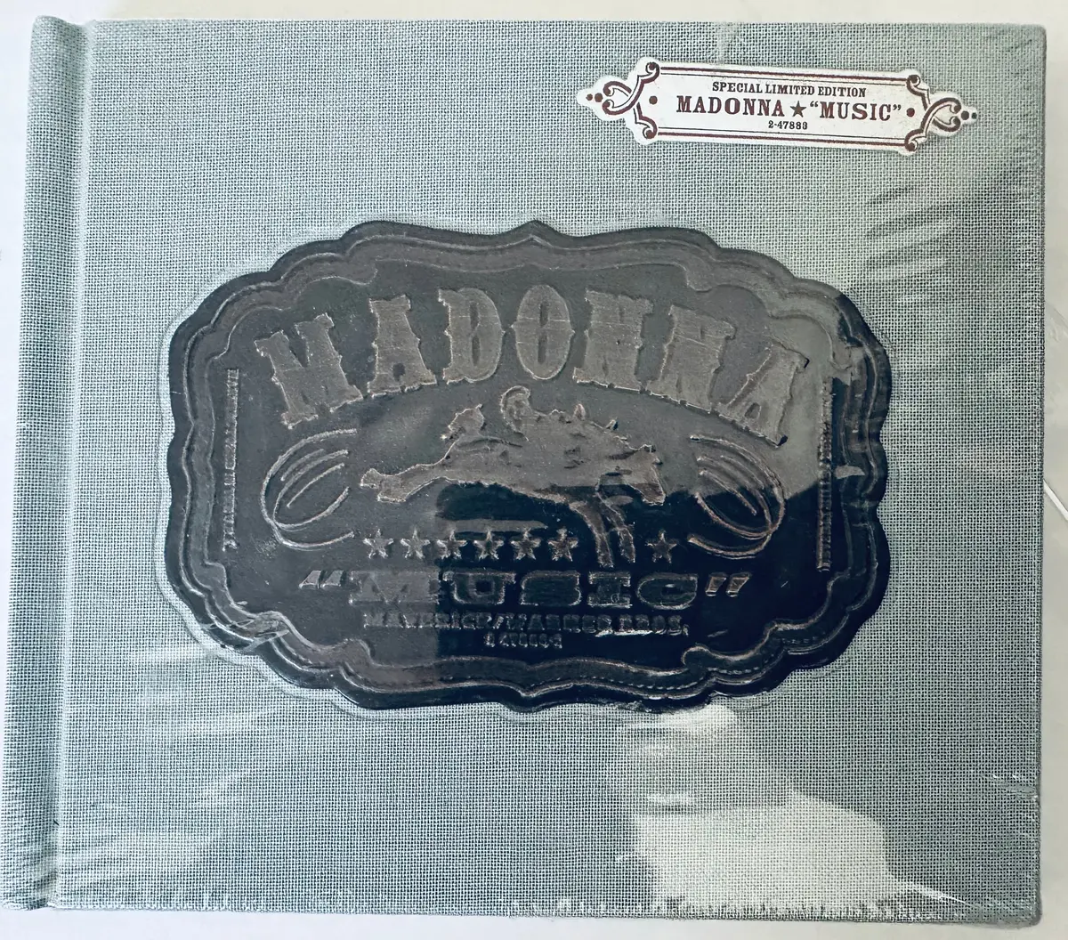 Madonna - Music Limited Edition Hessian Cd , Grey Cover - New 1
