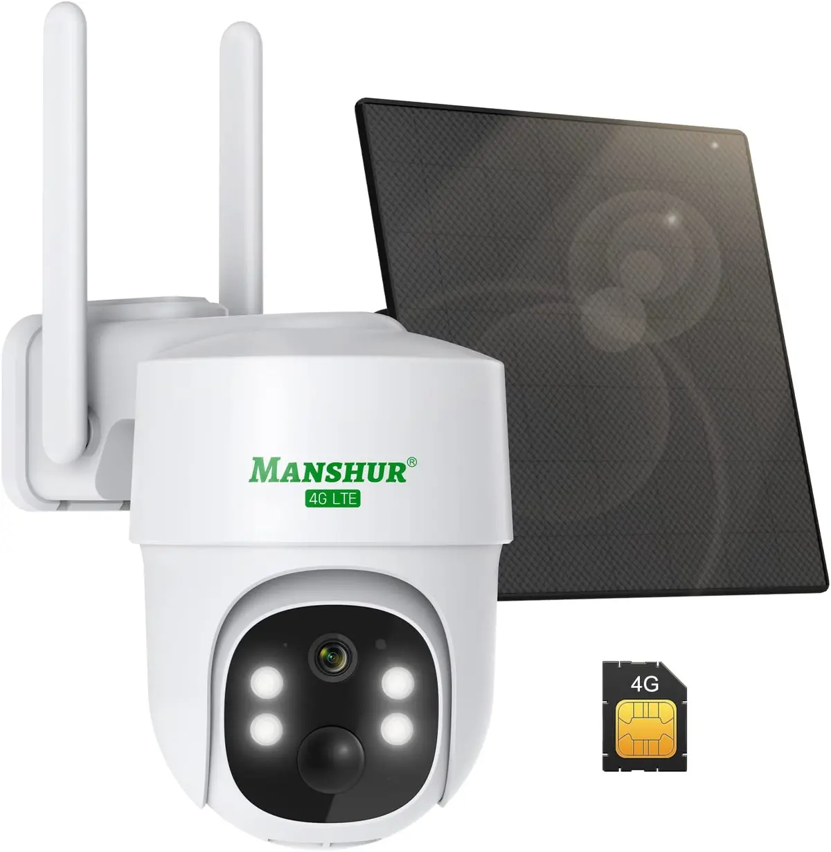 4G Lte Solar Security Camera — No Wi-Fi Required, 360° Ptz, 2K Color Night Vision Ub6 (Ubox App) 1