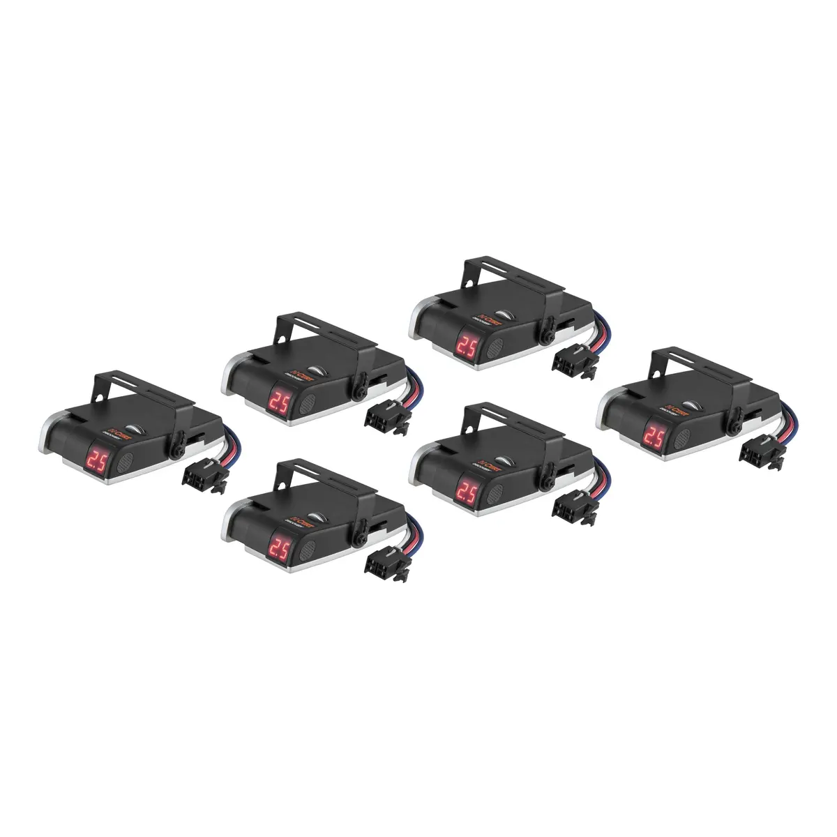 Curt 51122 Discovery Electric Trailer Brake Controllers, Time-Based, 6-Pack 1