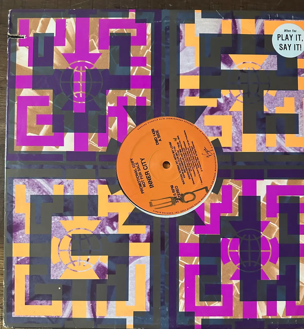 Inner City - Three Promotional 12" Singles Lp Vinyl - Used 2