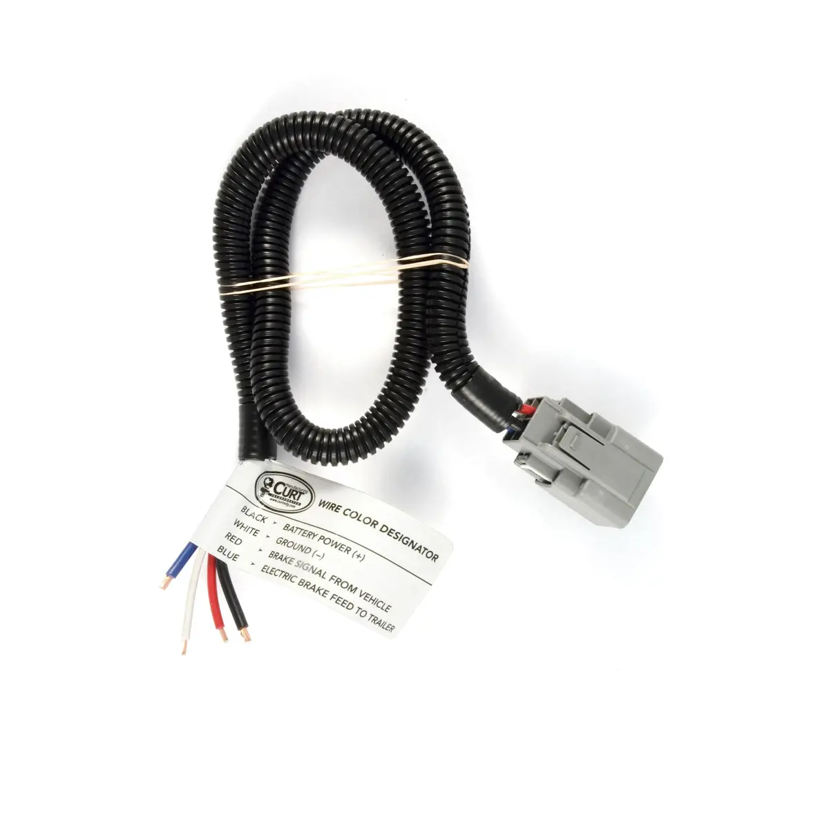 Curt 51371 Quick Plug Splice-In Electric Trailer Brake Controller Wiring Harness For Select Ford F-250, F-350, F-450, F-550 Super Duty 1