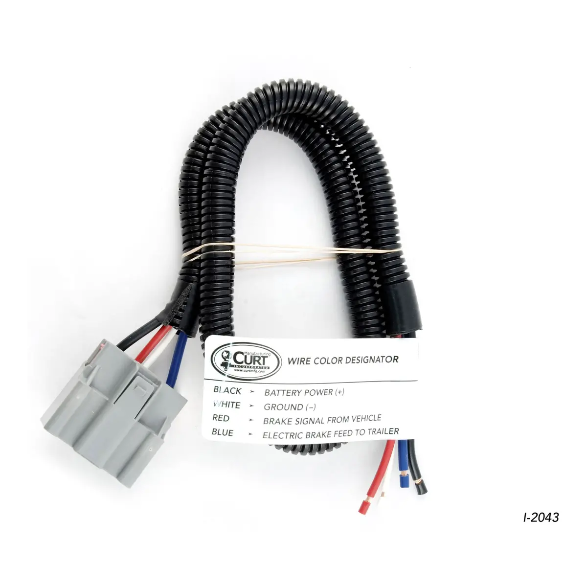 Curt 51430 Quick Plug Splice-In Electric Trailer Brake Controller Wiring Harness For Select Ford Vans And Ford, Lincoln Trucks And Suvs 1
