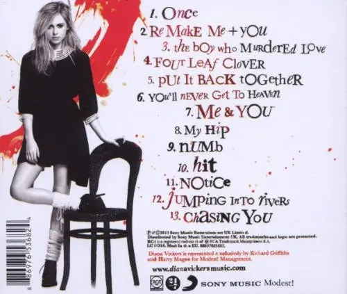 Diana Vickers - Songs From The Tainted Cherry Tree Import Cd - New 2