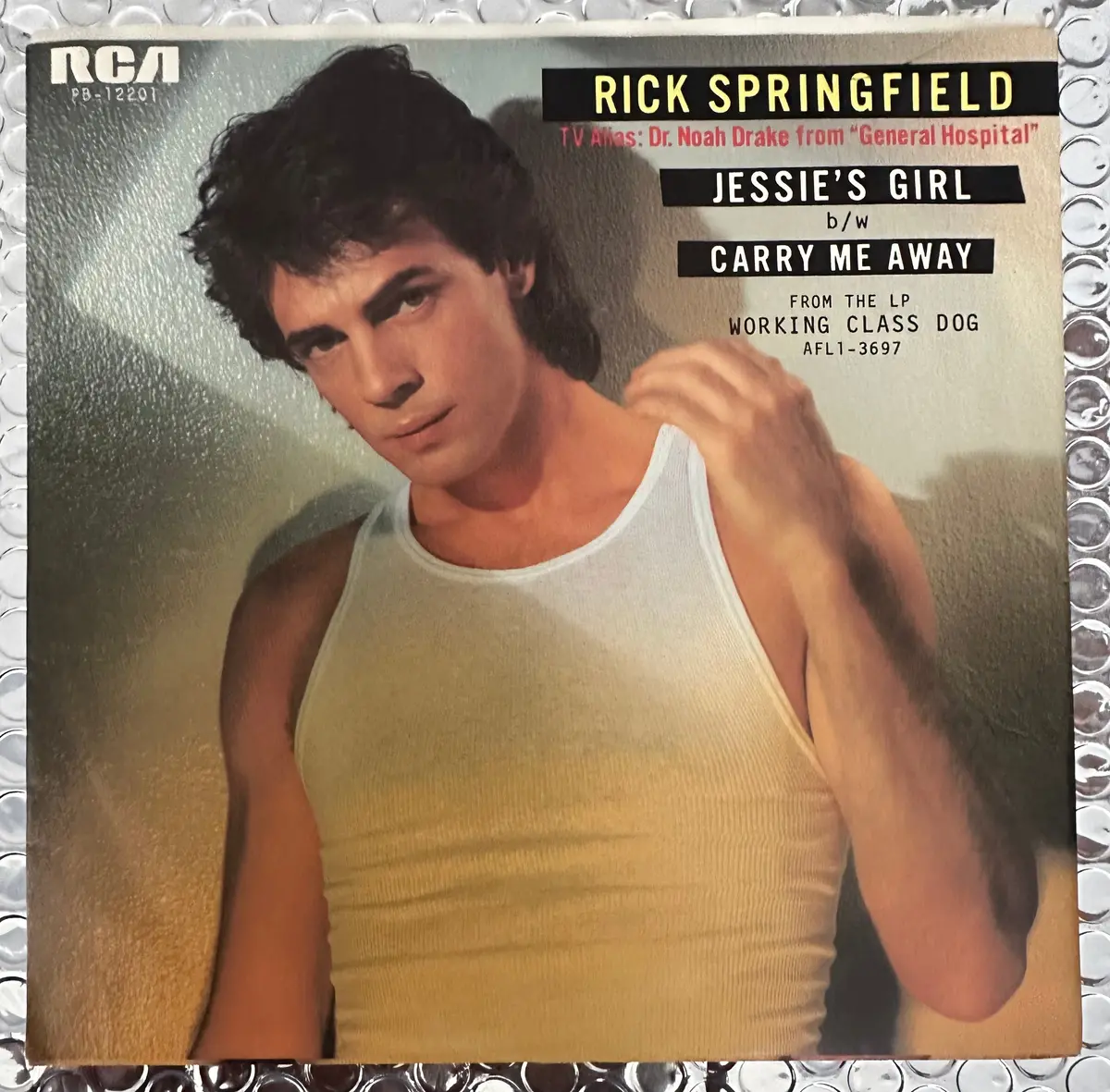 Rick Springfield Jessie’S Girl 45 Record Vinyl - Used 1