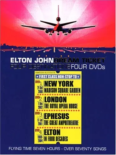 Elton John - Dream Ticket 4 Destination 4Xdvd Box Set  Live -- Used 1