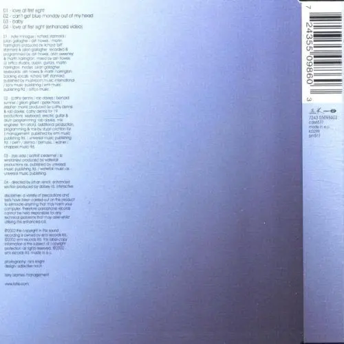 Kylie Minogue - Love At First Sight (Import Cd1 Single) Used 2