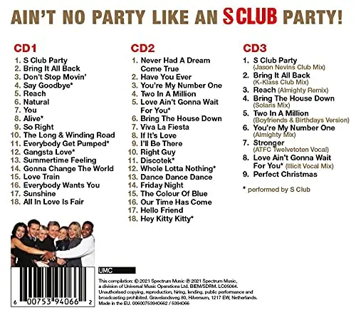 S Club 7 - Essential 3Cd Set (Import) With Remixes - New 2