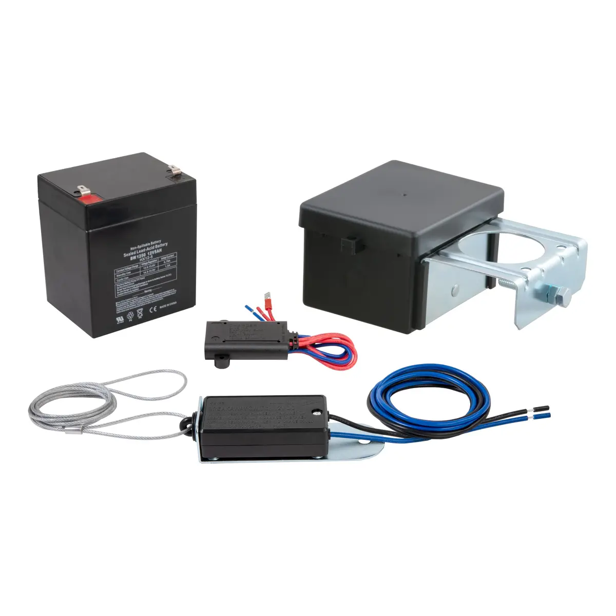 Curt 52028 Soft-Trac 2 Trailer Breakaway Switch Kit System With Battery And Charger 1