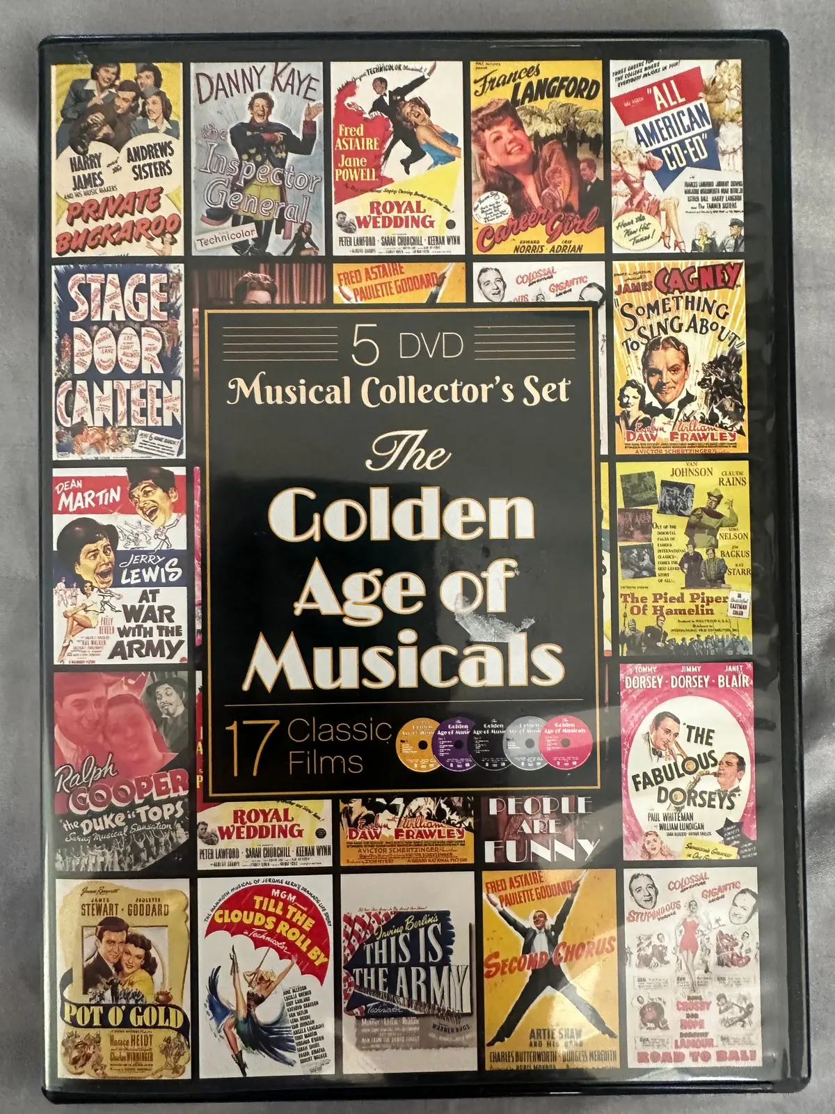 Golden Age Of Musicals (1937-1957) 17 Early Musicals On A  5 Dvd Set Used 1