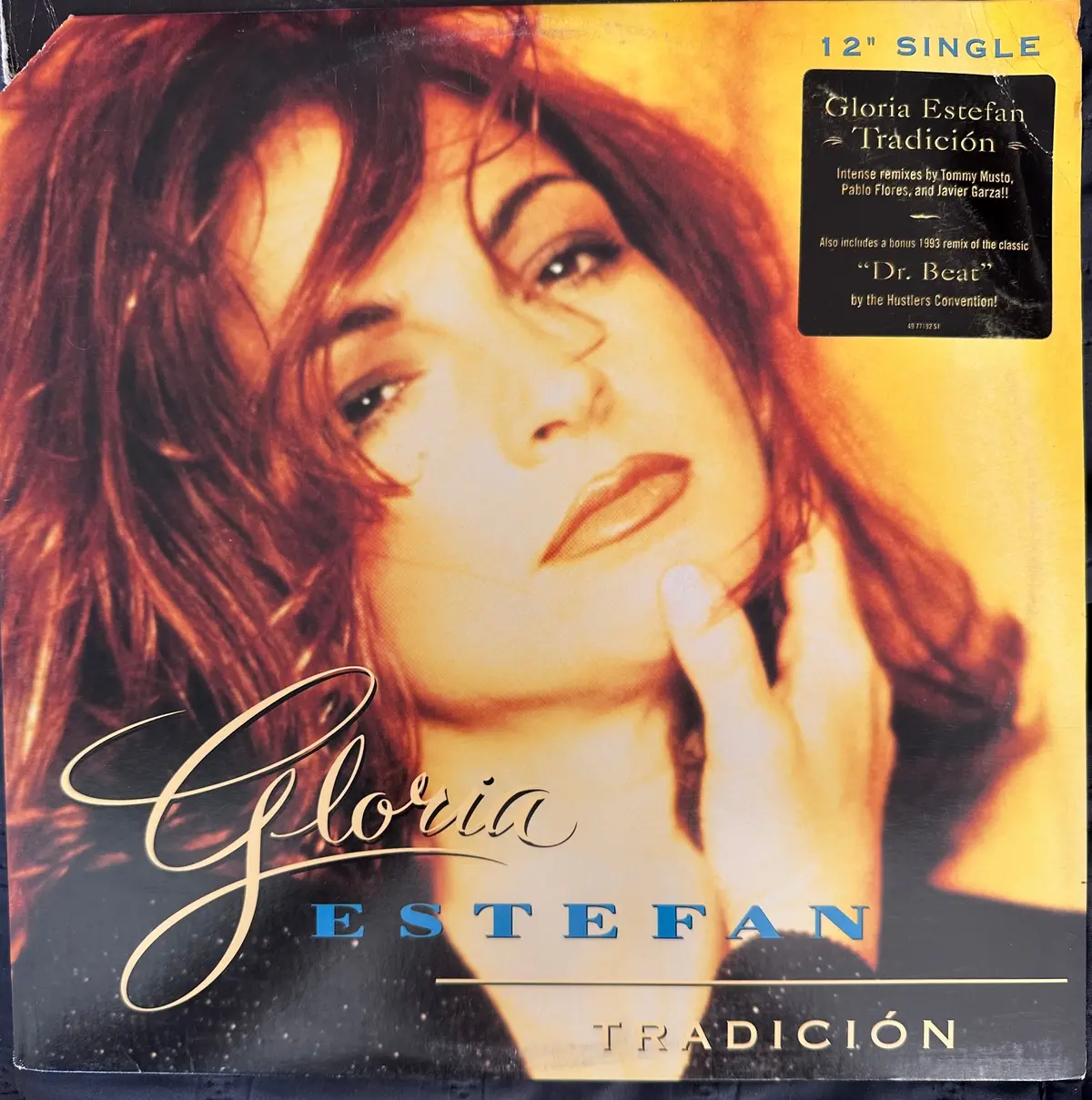 Gloria Estefan Two 12” Singles - Tradicion & Mi Tierra Lp Vinyl - Used 2
