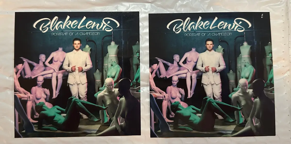 Blake Lewis Two Promotional Stickers. Official. 1