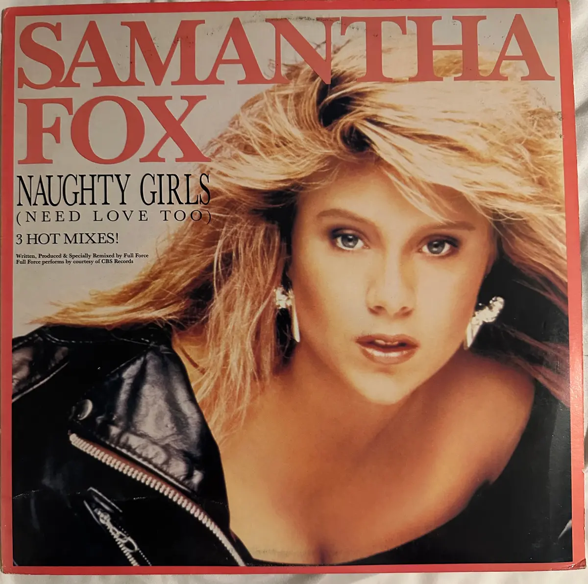 Samantha Fox - Naughty Girls (Need Love Too) / I Surrender - 12" Single Lp Vinyl - Used 1