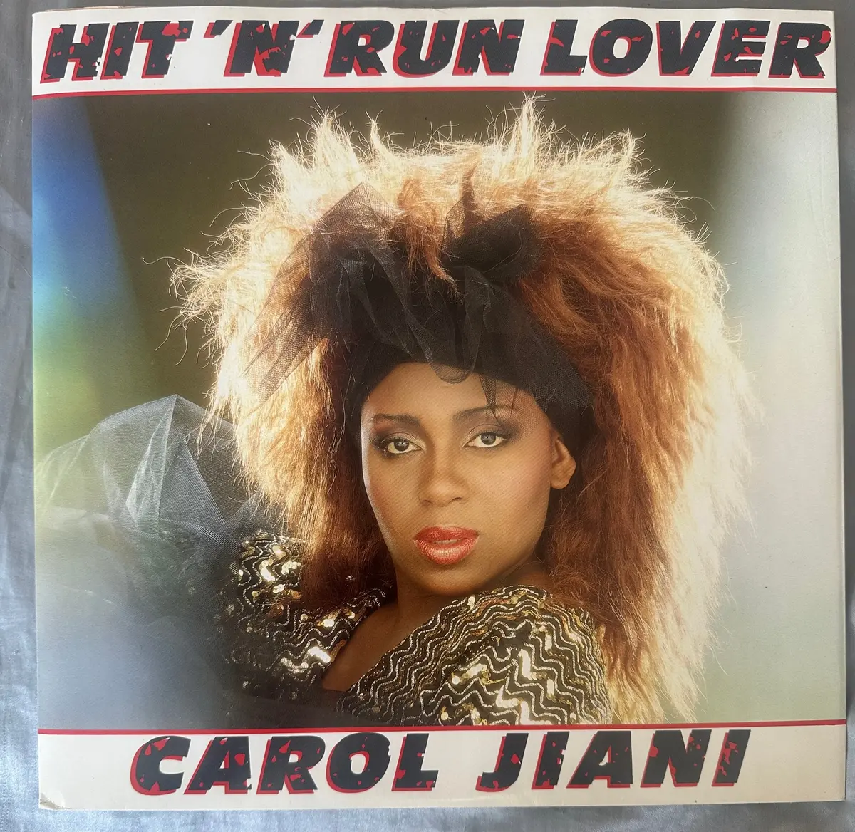 Carol Jiani Hit And Run Lover Import 12" Single Remix Lp Vinyl Used 1