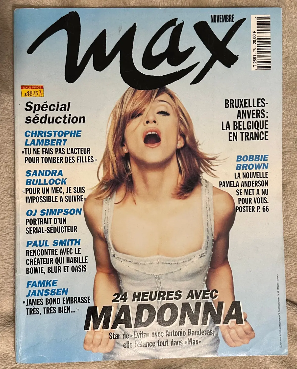 Madonna - Max French Magazine 1995 - Used 1