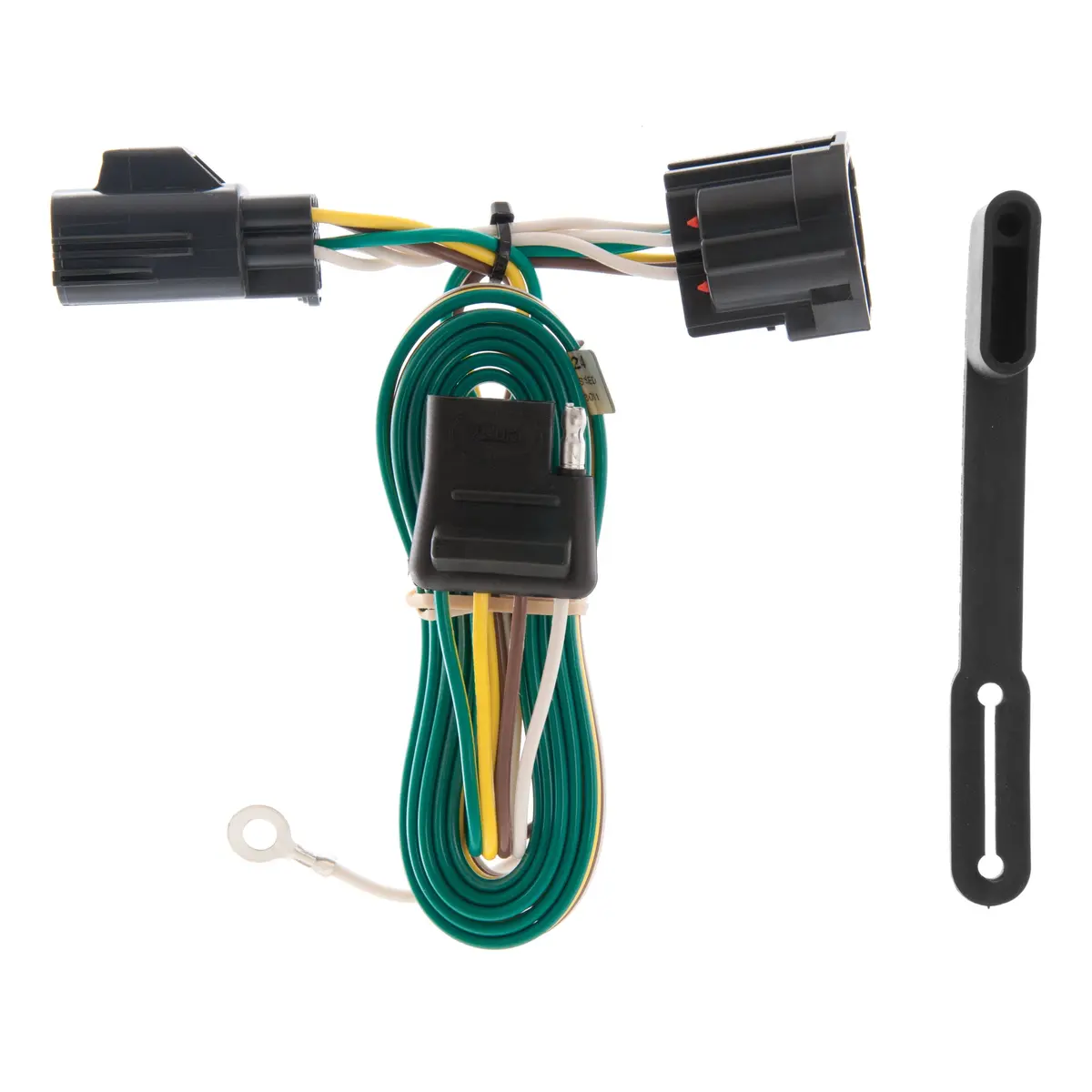 Curt 55124 Vehicle-Side Custom 4-Pin Trailer Wiring Harness, Select Jeep Wrangler Jk 1