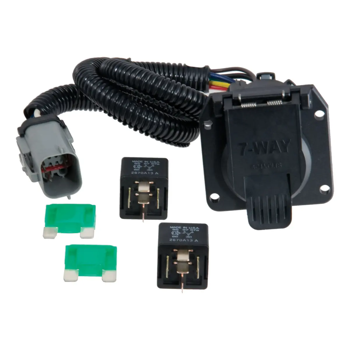 Curt 55243 Vehicle-Side Custom Rv Blade 7-Pin Trailer Wiring Harness For Select Ford F-250, F-350, F-450, F-550 1