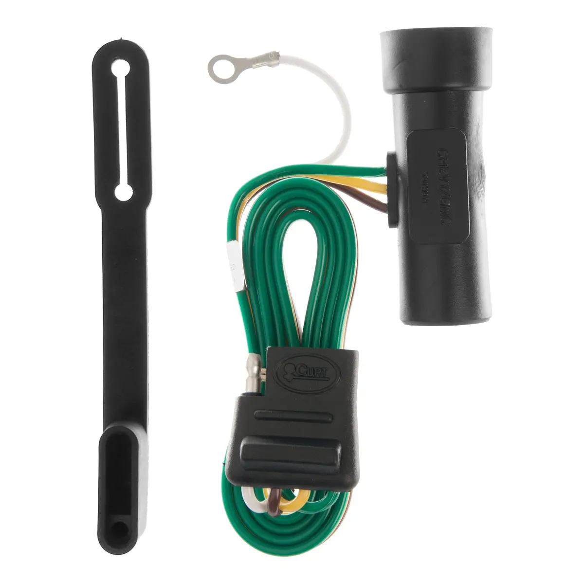 Curt 55311 Vehicle-Side Custom 4-Pin Trailer Wiring Harness, Select Chevrolet, Gmc C/K, Blazer, Suburban 1