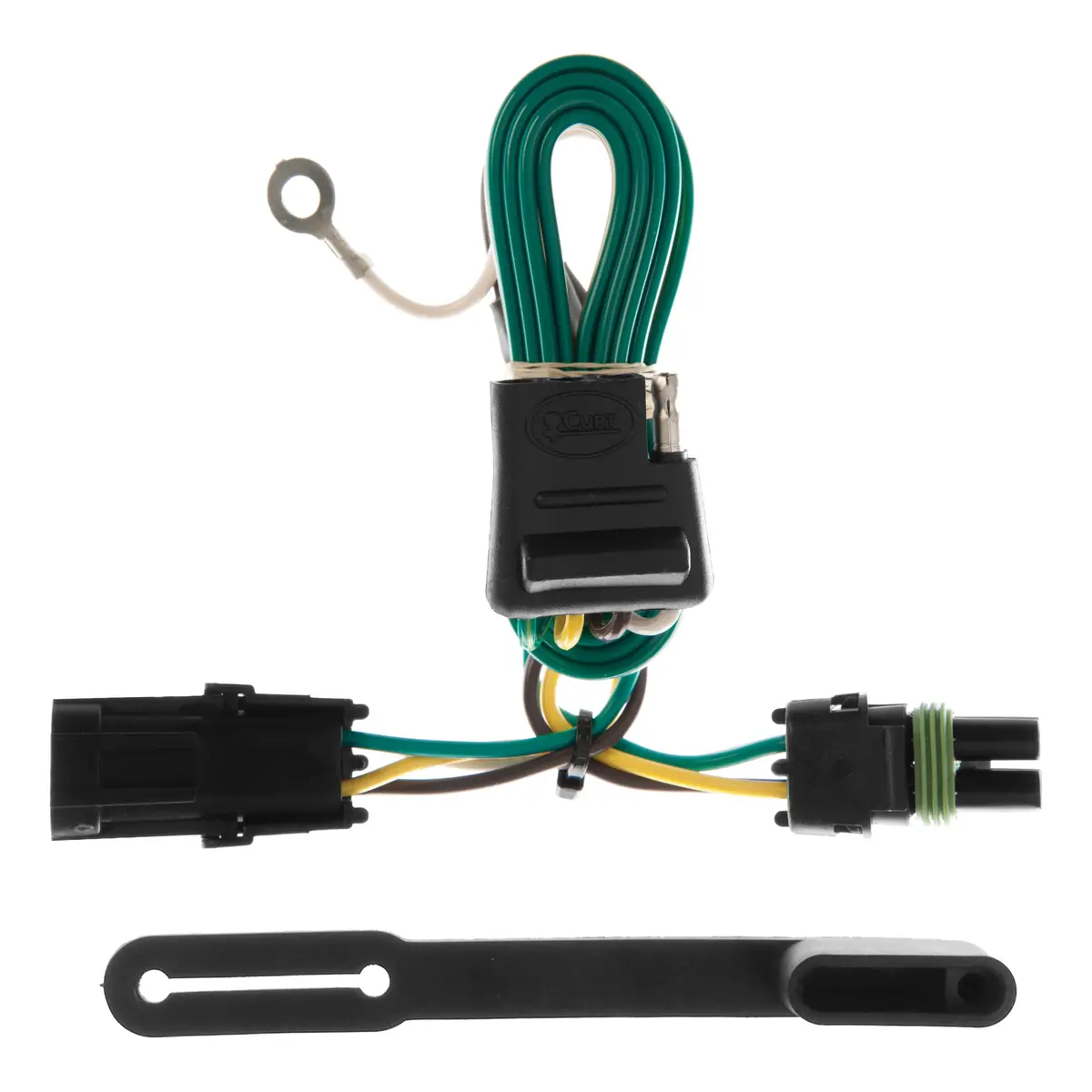 Curt 55312 Vehicle-Side Custom 4-Pin Trailer Wiring Harness, Select Chevrolet S10, Gmc S15, C/K, Suburban, Syclone, Isuzu Hombre 1