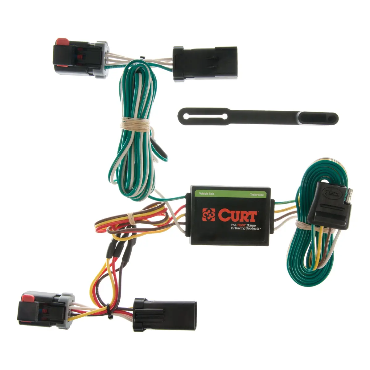 Curt 55334 Vehicle-Side Custom 4-Pin Trailer Wiring Harness, Select Dodge Caravan, Durango, Chrysler Town And Country, Voyager, Plymouth 1